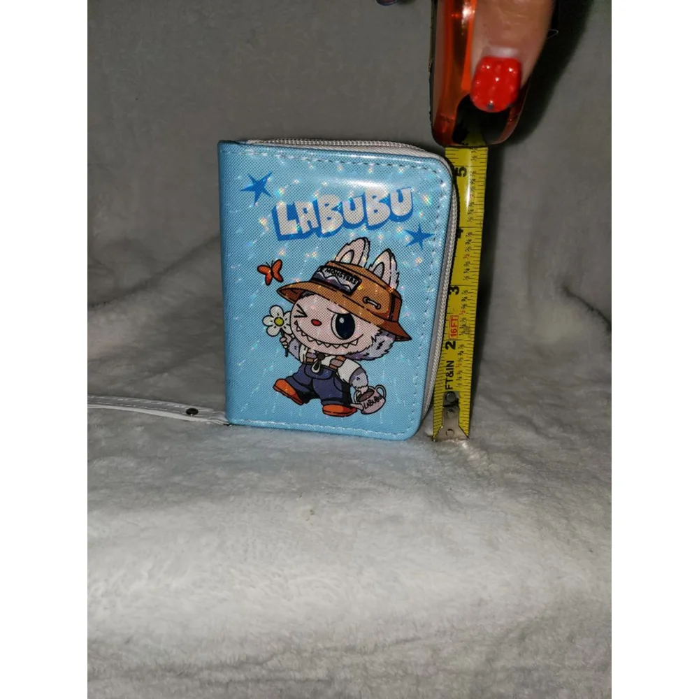 Blue Labubu Character Wallet/wristlet